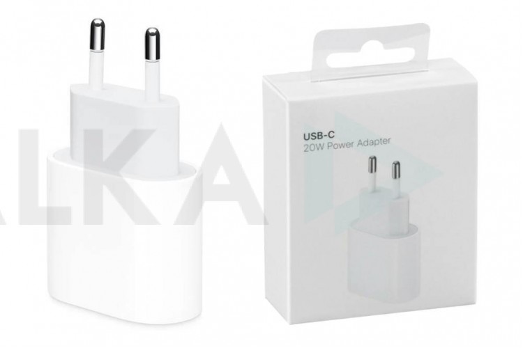 Сетевое зарядное устройство USB-C 20W для Apple iPhone (белый) Hi-Copy