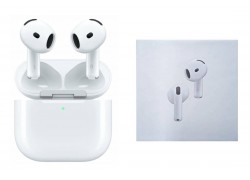 Наушники вакуумные беспроводные AirPods 4 (белые)
