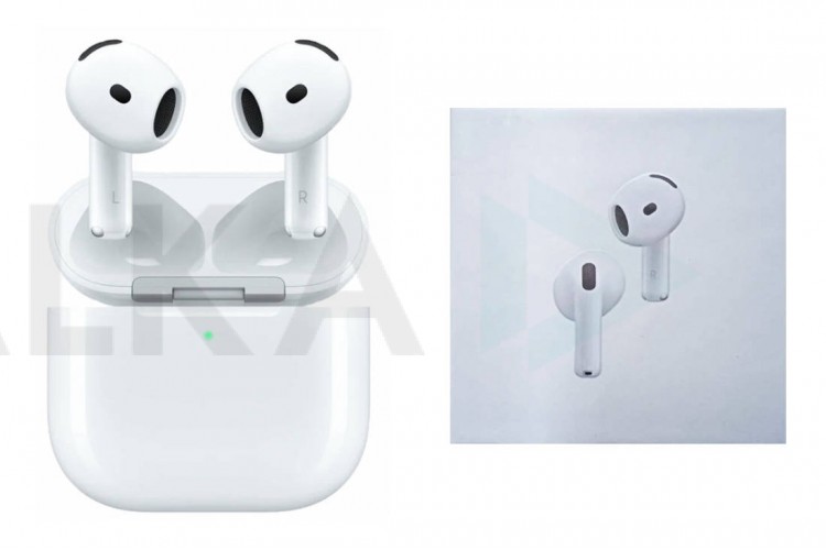 Наушники вакуумные беспроводные AirPods 4 (белые)