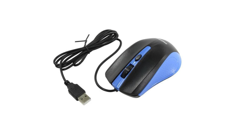 Мышь проводная Smartbuy ONE 352 (SBM-352-BK) (черно-синий)