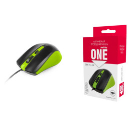 Мышь проводная Smartbuy ONE 352 (SBM-352-GK) (черно-зеленый)