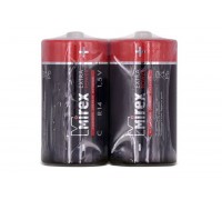 Батарейка солевая Mirex R14 / C 1,5V  цена за 2 шт (2/12/192), shrink (23702-ER14-S2)