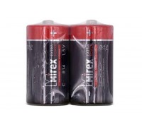 Батарейка солевая Mirex R14 / C 1,5V  цена за 2 шт (2/12/192), shrink (23702-ER14-S2)
