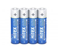 Батарейка алкалиновая Mirex LR03 / AAA 1,5V цена за спайку 4 шт (23702-LR03-S4)