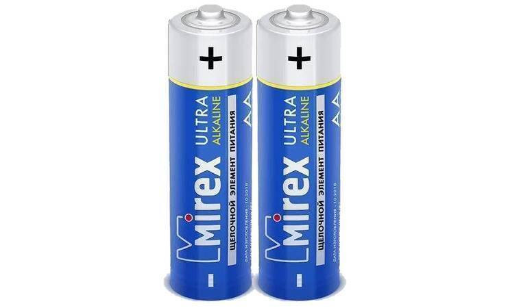 Батарейка алкалиновая Mirex LR6 / AA 1,5V цена за 2 шт (2/40/720), shrink (23702-LR6-S2) Батарейка алкалиновая Mirex LR6 / AA 1,5V цена за 2 шт (2/40/720), shrink (23702-LR6-S2)