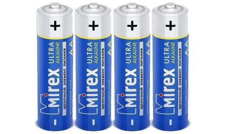 Батарейка алкалиновая Mirex LR6 / AA 1,5V цена за 4 шт (4/40/720), shrink (23702-LR6-S4) Батарейка алкалиновая Mirex LR6 / AA 1,5V цена за 4 шт (4/40/720), shrink (23702-LR6-S4)