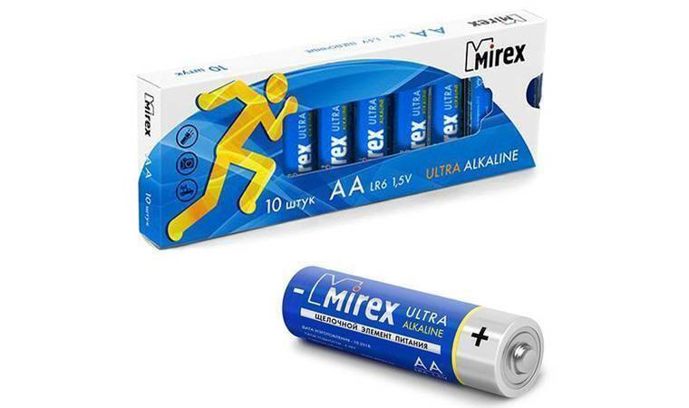 Батарейка алкалиновая Mirex LR6 / AA 1,5V цена за 10 шт (10/480), multipack (23702-LR6-M10) Батарейка алкалиновая Mirex LR6 / AA 1,5V цена за 10 шт (10/480), multipack (23702-LR6-M10)