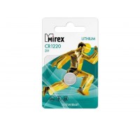 Батарейка литиевая Mirex CR1220 3V цена за 1 шт ecopack (23702-CR1220-E1)