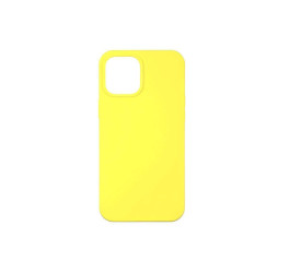 Чехол для iPhone 12 (6.1) Silicone Case Soft Touch (лимонад)