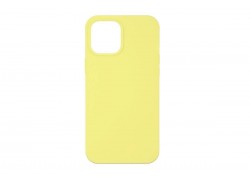 Чехол для iPhone 12 (6.1) Soft Touch (бледно-желтый)