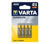 Батарейка солевая VARTA SUPER Heavy Duty R03 AAA/4BL (цена за блистер 4 шт)