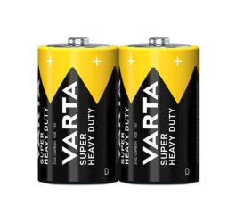 Батарейка солевая VARTA SUPER HEAVY DUTY R20/2SH (цена за спайку 2 шт)