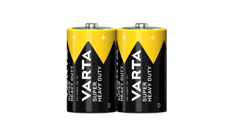 Батарейка солевая VARTA SUPER HEAVY DUTY R20/2SH (цена за спайку 2 шт) Батарейка солевая VARTA SUPER HEAVY DUTY R20/2SH (цена за спайку 2 шт)