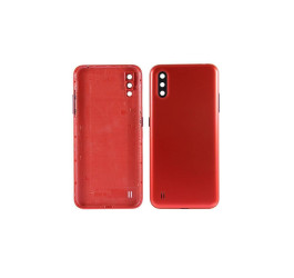 Задняя крышка для Samsung A015F Galaxy A01 (красный)
