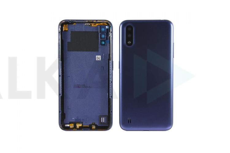 Задняя крышка для Samsung A015F Galaxy A01 (синий)