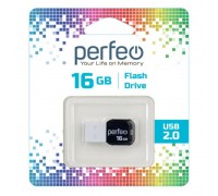 Флешка USB 2.0 Perfeo USB 16GB M02 White