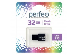 Флешка USB 2.0 Perfeo USB 32GB M01 Black