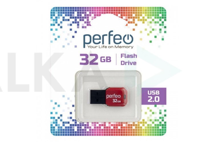 Флешка USB 2.0 Perfeo USB 32GB M02 Black