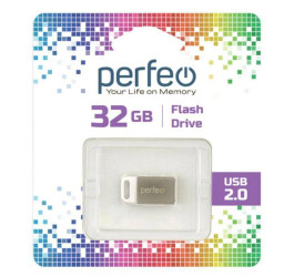 Флешка USB 2.0 Perfeo USB 32GB M05 Metal Series