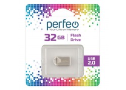 Флешка USB 2.0 Perfeo USB 32GB M10 Metal Series