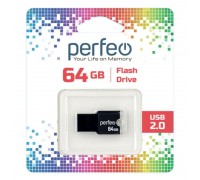 Флешка USB 2.0 Perfeo USB 64GB M01 Black