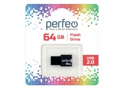 Флешка USB 2.0 Perfeo USB 64GB M01 Black