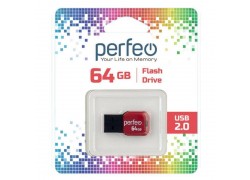 Флешка USB 2.0 Perfeo USB 64GB M02 Black