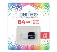 Флешка USB 2.0 Perfeo USB 64GB M02 White