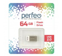 Флешка USB 2.0 Perfeo USB 64GB M05 Metal Series