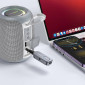 FM-Модулятор BOROFONE BC51 Clear way AUX BT audio receiver/transmitter (металлический серый)