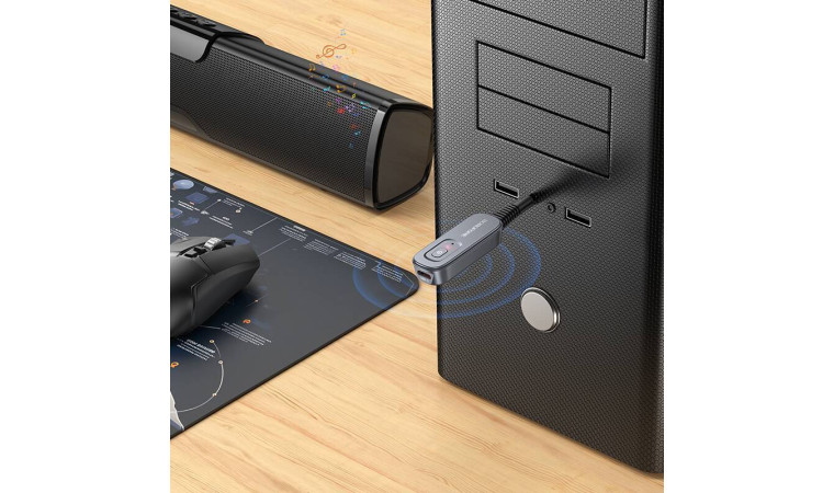 FM-Модулятор BOROFONE BC51 Clear way AUX BT audio receiver/transmitter (металлический серый) FM-Модулятор BOROFONE BC51 Clear way AUX BT audio receiver/transmitter (металлический серый)