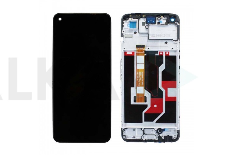 Дисплей для Realme 9i (RMX3491) в сборе с тачскрином + рамка (черный) org