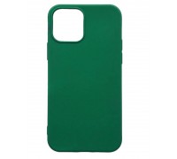 Чехол для iPhone 12 (6,1) тонкий (темно-зеленый)