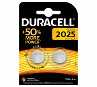 Батарейка литиевая Duracell CR2025 BL2 цена за блистер 2 шт
