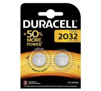 Батарейка литиевая Duracell DL2032 BL2 цена за блистер 2 шт