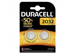 Батарейка литиевая Duracell DL2032 BL2 цена за блистер 2 шт