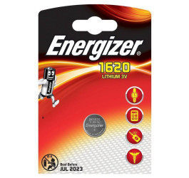 Батарейка литиевая Energizer Lithium CR1620 BL1 цена за блистер 1 шт