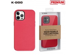 Чехол для телефона K-DOO MAG NOBLE COLLECTION MagSafe кожаный iPhone 14 (красный)