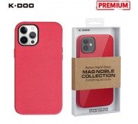 Чехол для телефона K-DOO MAG NOBLE COLLECTION MagSafe кожаный iPhone 14 PRO (красный)