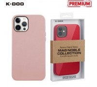 Чехол для телефона K-DOO MAG NOBLE COLLECTION MagSafe кожаный iPhone 14 PRO (розовый)