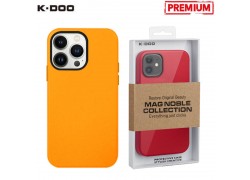 Чехол для телефона K-DOO MAG NOBLE COLLECTION MagSafe кожаный iPhone 14 PRO (оранжевый)
