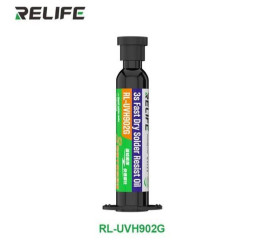 Лак изоляционный (паяльная маска) RELIFE RL-UVH902G зеленый