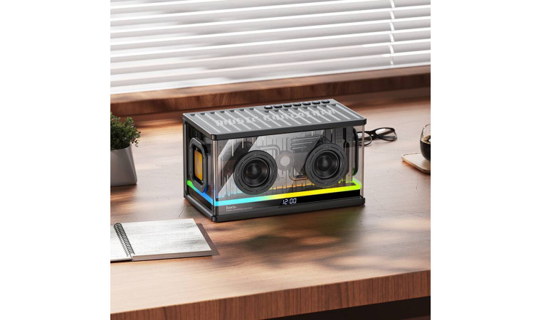 Акустическая система HOCO BS62 Flash cold energy 2.1 desktop BT speaker цвет черный Акустическая система HOCO BS62 Flash cold energy 2.1 desktop BT speaker цвет черный