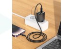 Сетевое зарядное устройство USB + USB-C HOCO CS25A Rico PD20W+QC3.0 (черный)