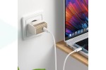Сетевое зарядное устройство USB + USB-C HOCO CS72A Star Speed single port PD30W (черная полночь)