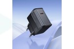 Сетевое зарядное устройство USB + USB-C HOCO CS72A Star Speed single port PD30W (черная полночь)