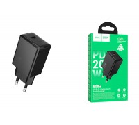Сетевое зарядное устройство USB-C HOCO N68 Nuevo single port PD20W (черный)
