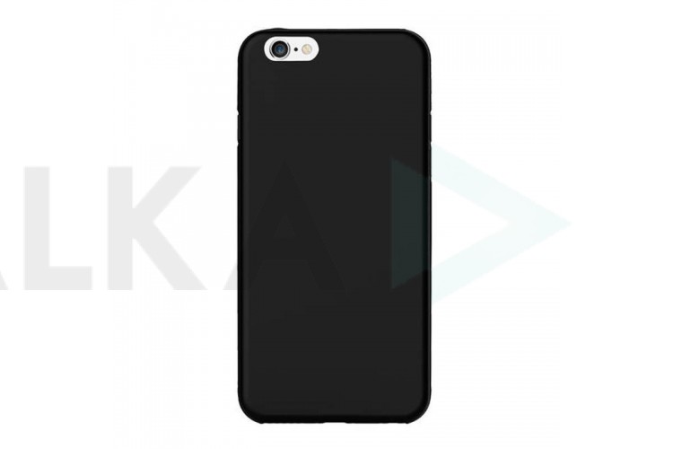 Чехол для iPhone 6 Plus/6SPlus имитация замши (черный)