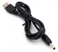 Кабель USB Type-A (папа) - штекер 3,5 х 1,35 мм (папа) 1 м