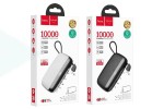 Универсальный дополнительный аккумулятор Power Bank HOCO S29 кабель MicroUSB (10000 mAh) (черный)